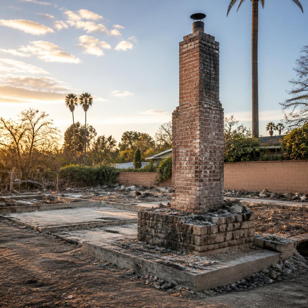 Residential chimney demolition and roof repair planning