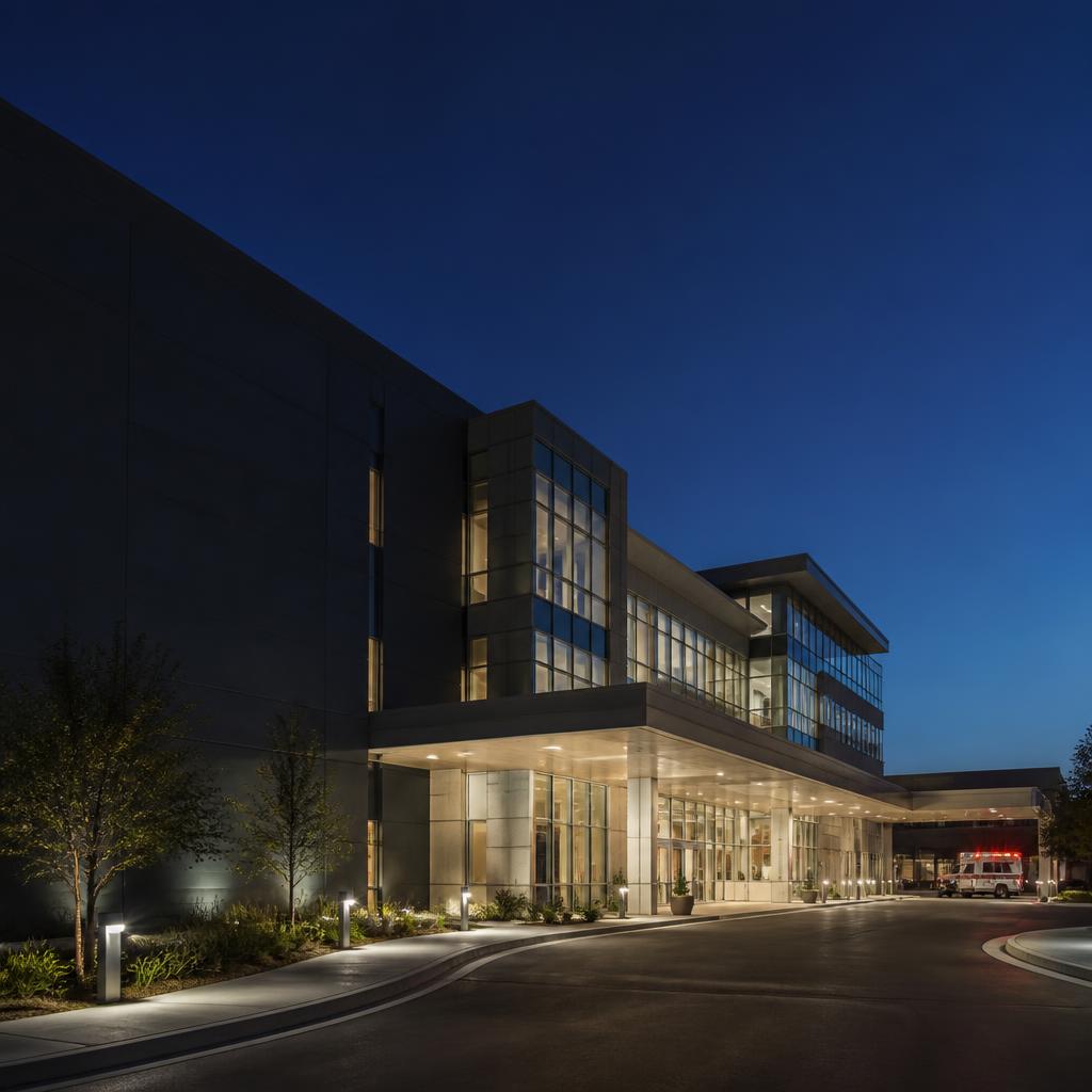 Modern general acute care hospital and medical center in Los Angeles