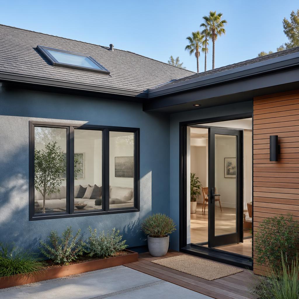 Replacement windows, exterior door, and skylight permit planning in Los Angeles