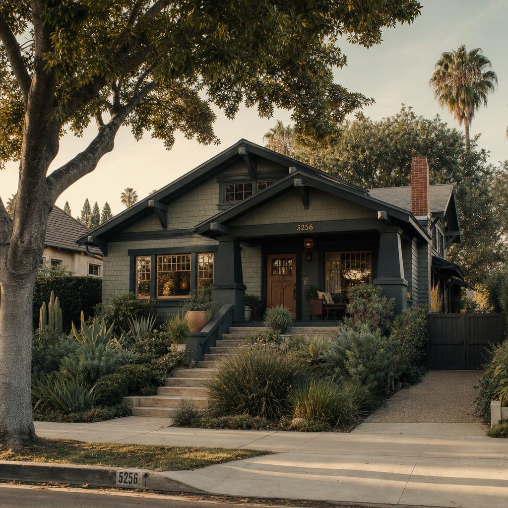 Highland Park Los Angeles neighborhood streets and historic homes