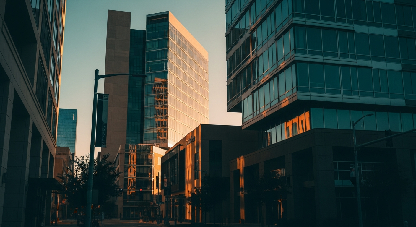 Texas cityscape and architecture