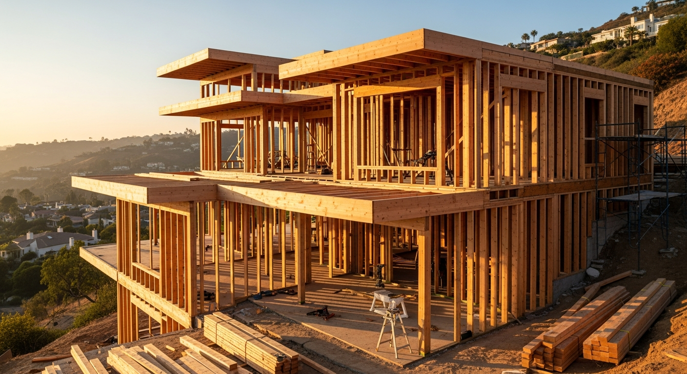 Rebuilding a fire-damaged home in Los Angeles